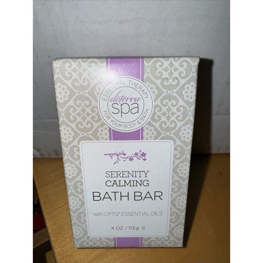 Doterra Serenity Calming Bath Bar with CPTG Essential Oils New Sealed in Box 4oz